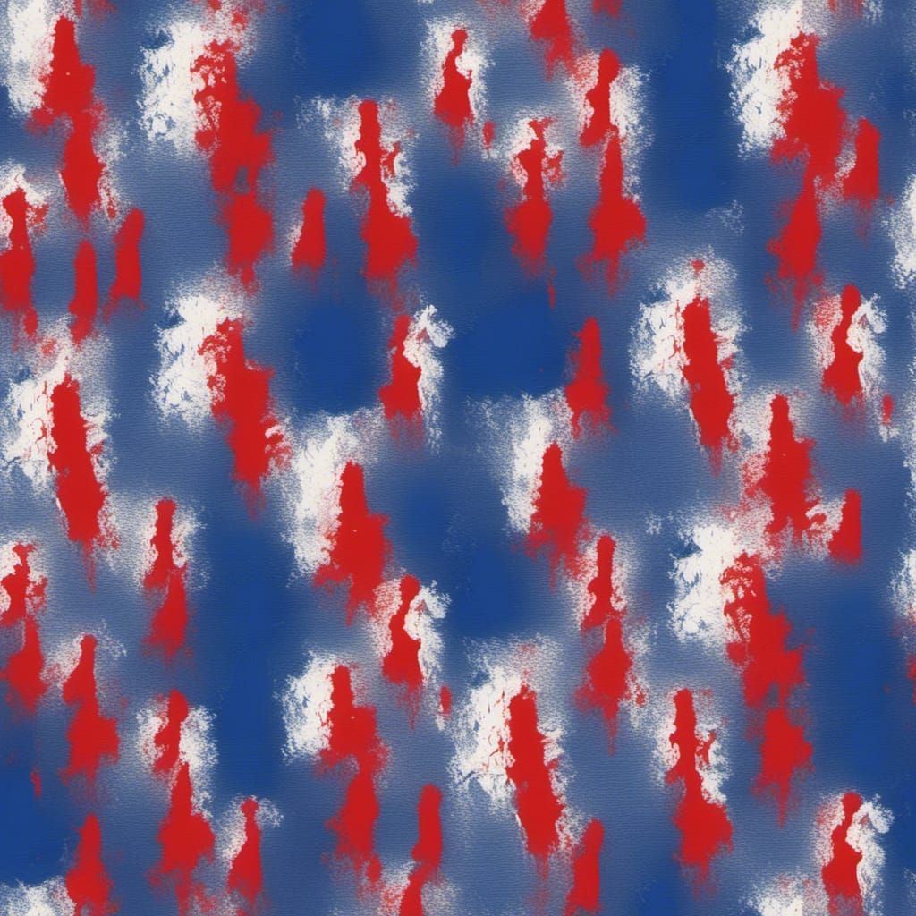 French Flag on Bastille Day with Unique Style