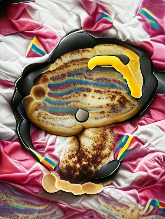 Pansexual Pride Pancake Stack