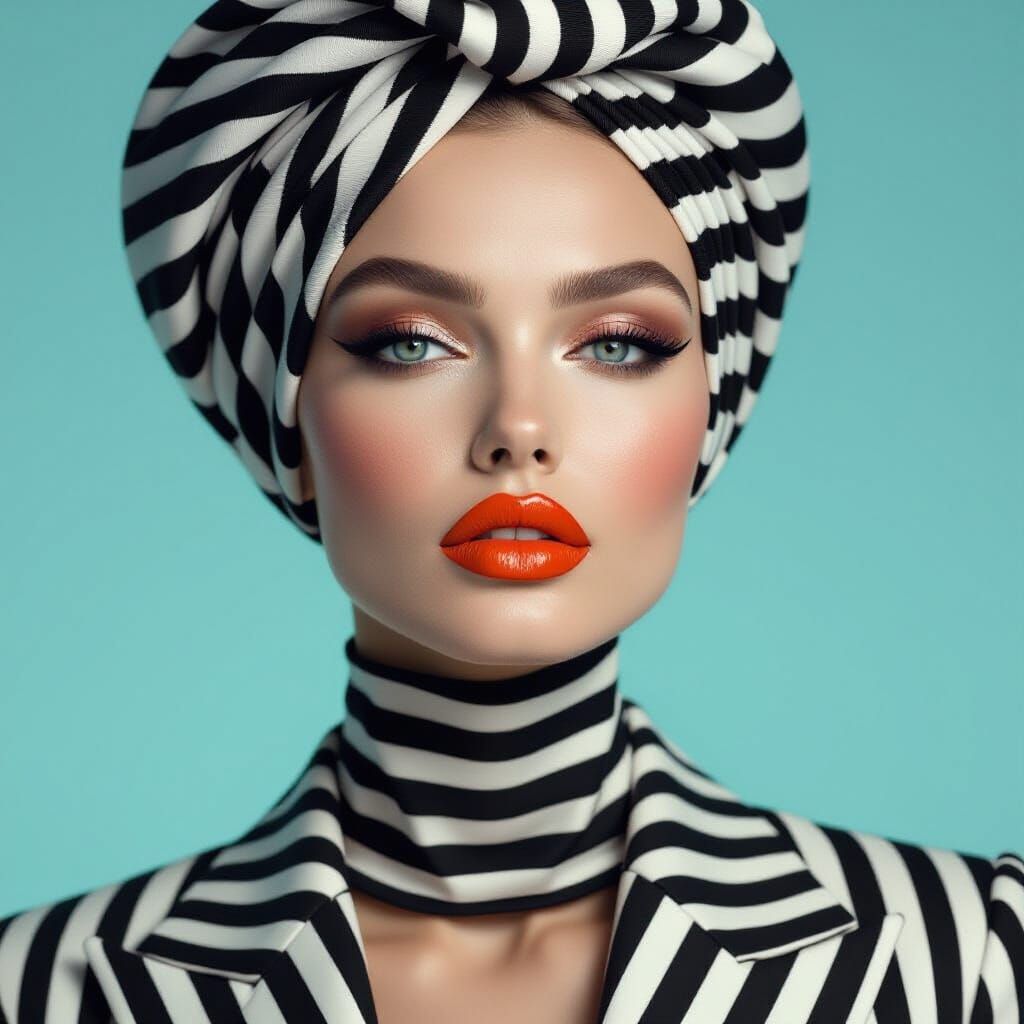 A captivating photograph in the style of high fashion editor...