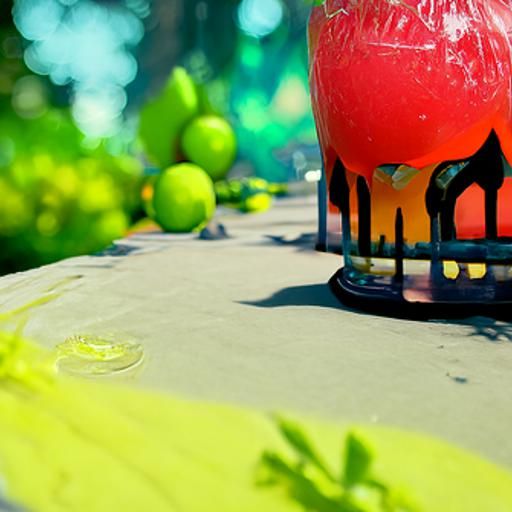 Refreshing Lemonade on a Hot Day: Fantasy Art