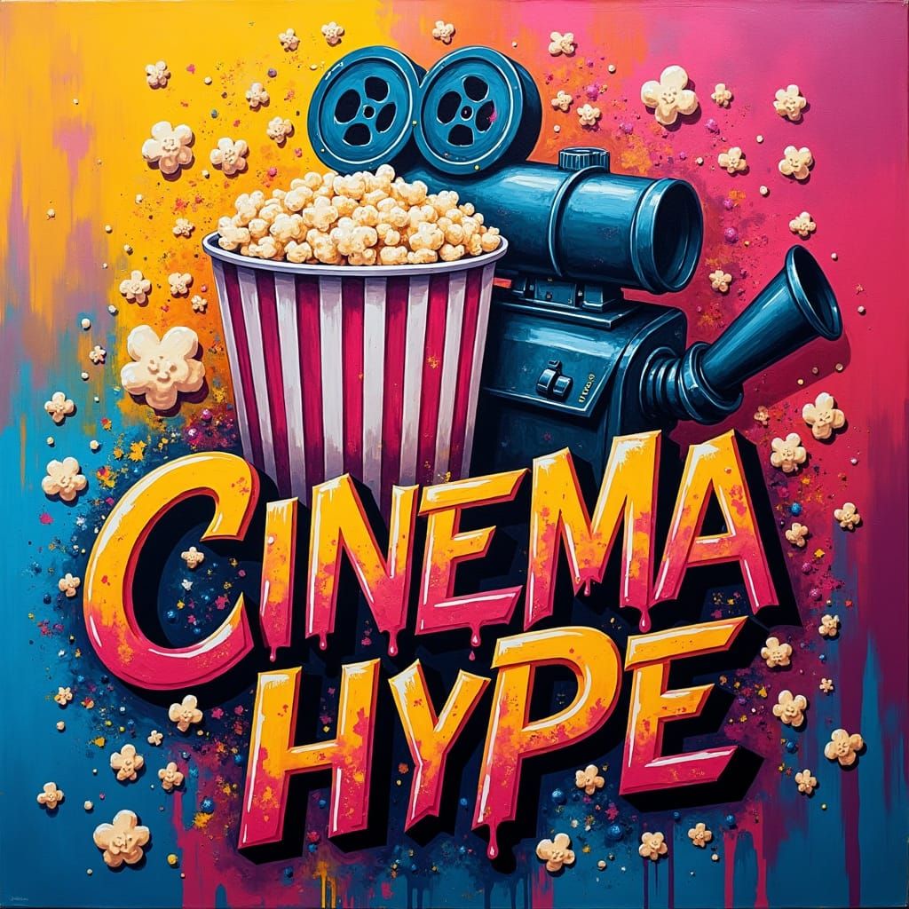 Cinema Hype Movies: Graffiti and Splash Art Cover