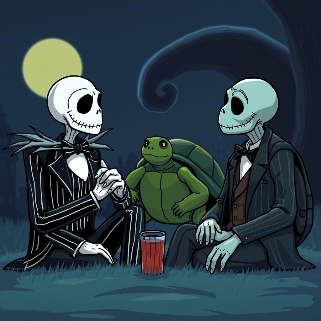 Jack Skellington Chat, Burton and Ito Styles