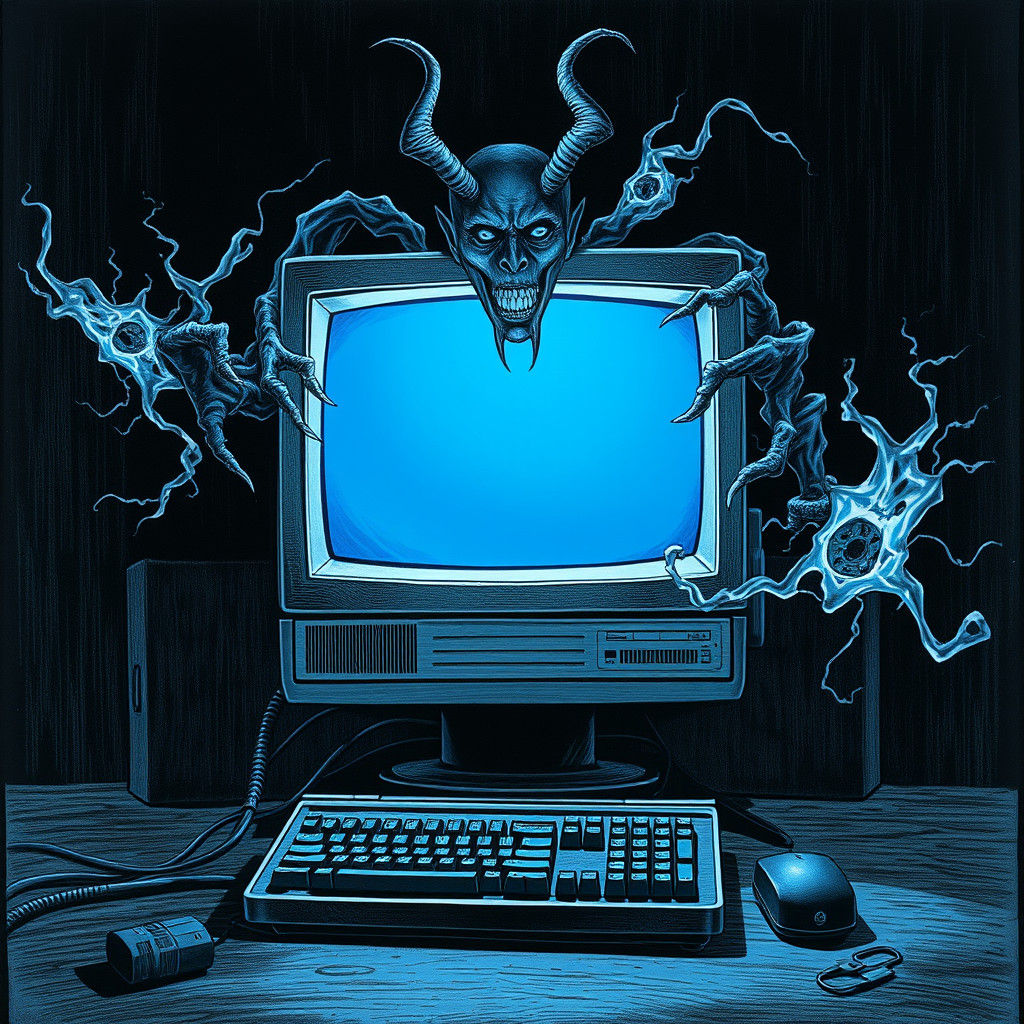 Blue Screen of Death Poltergeist
