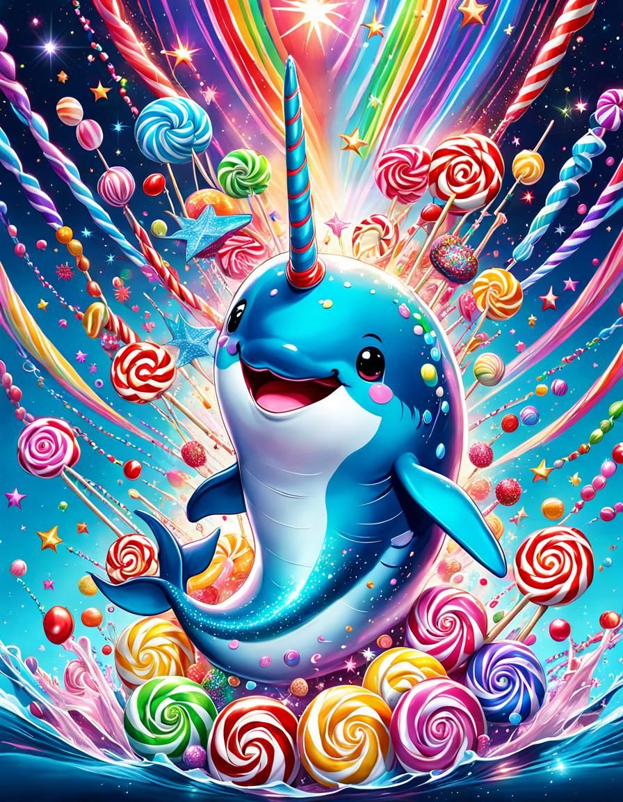 Candyland Narwhal