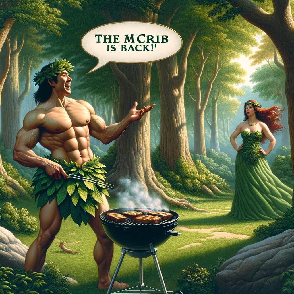 Eden Forest: Man Grills Food, Woman Annoyed