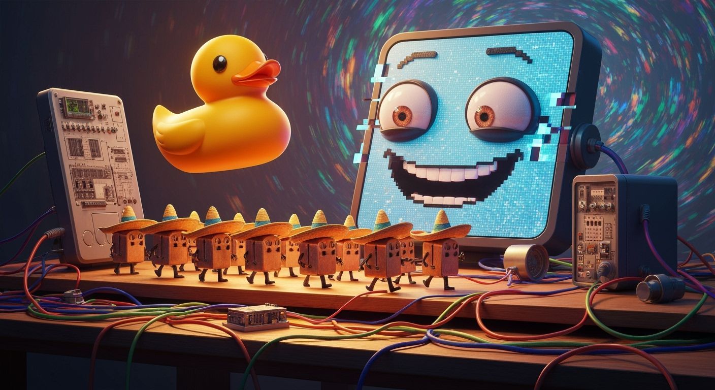 AI's Hilarious Outtake: Toaster Brigade Marching Across Desk