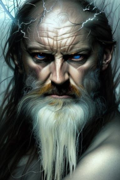 Angry Viking Man Trapped in Wild Wood