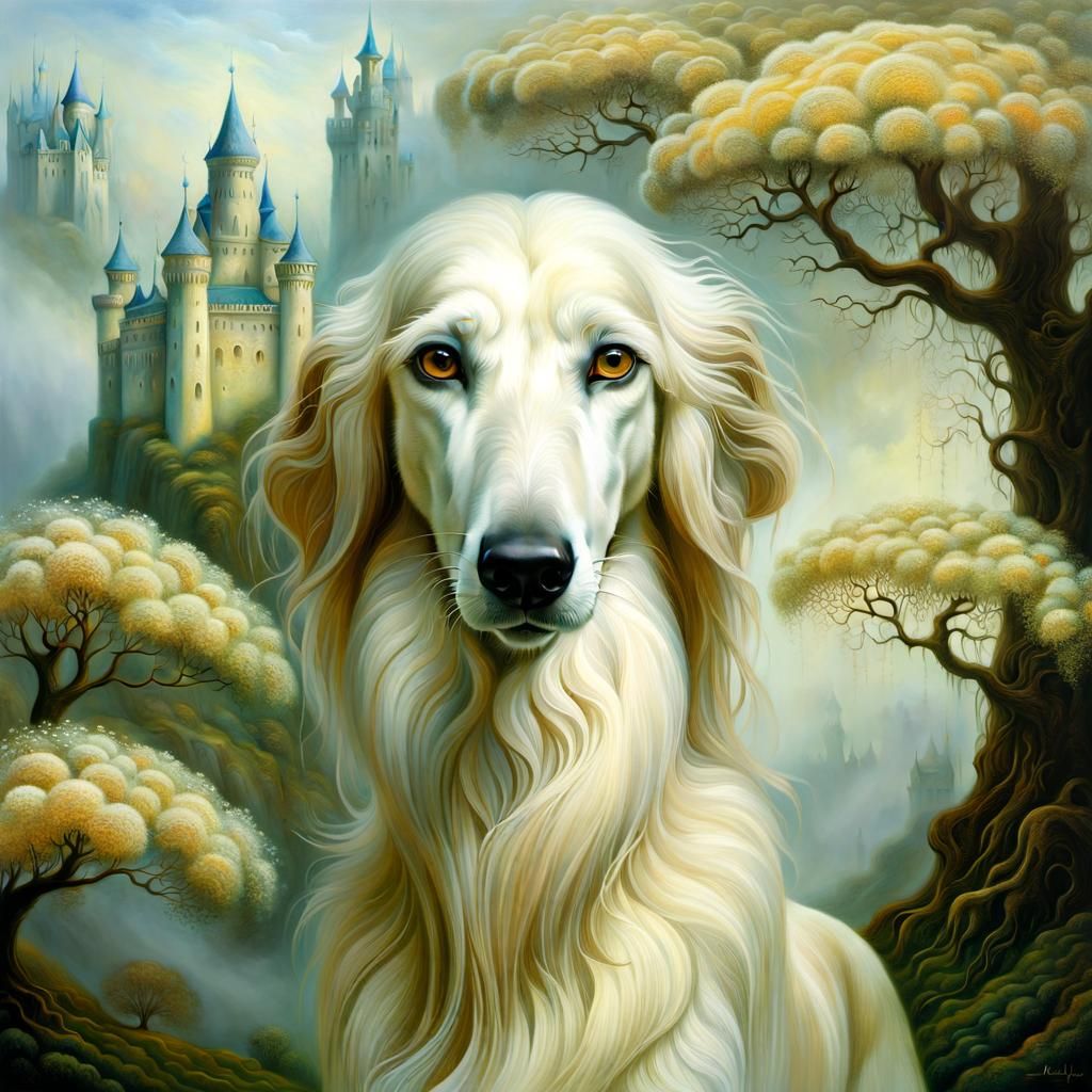 Saluki Portrait