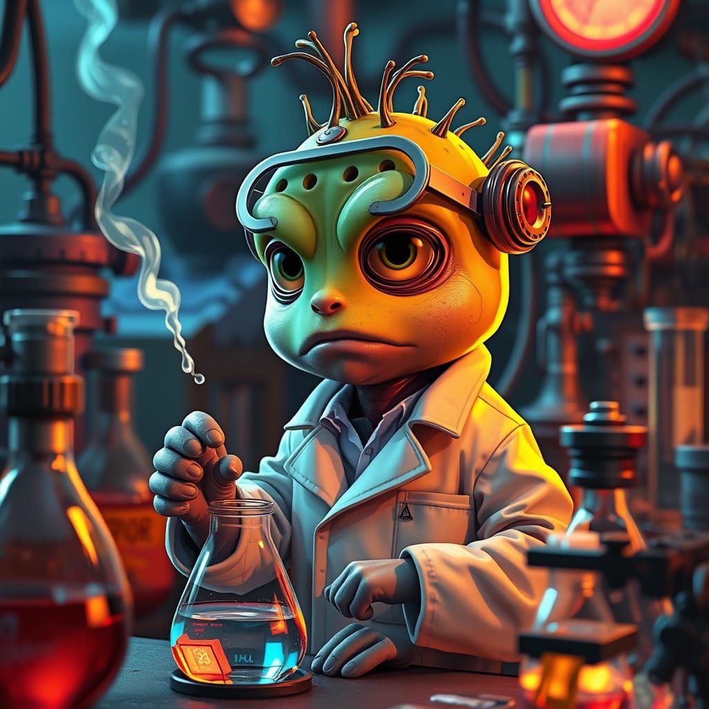 Hyper-Intelligent Pickle Scientist Conducts Groundbreaking E...