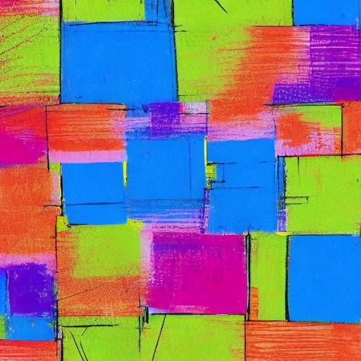 Colorful Cartoon Spectrum Art