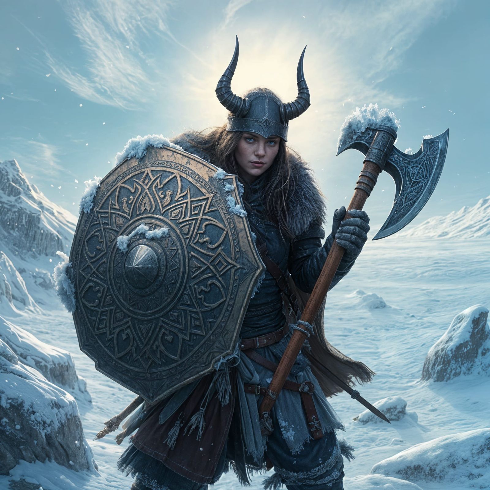 Shieldmaiden of the Northern Tundra
