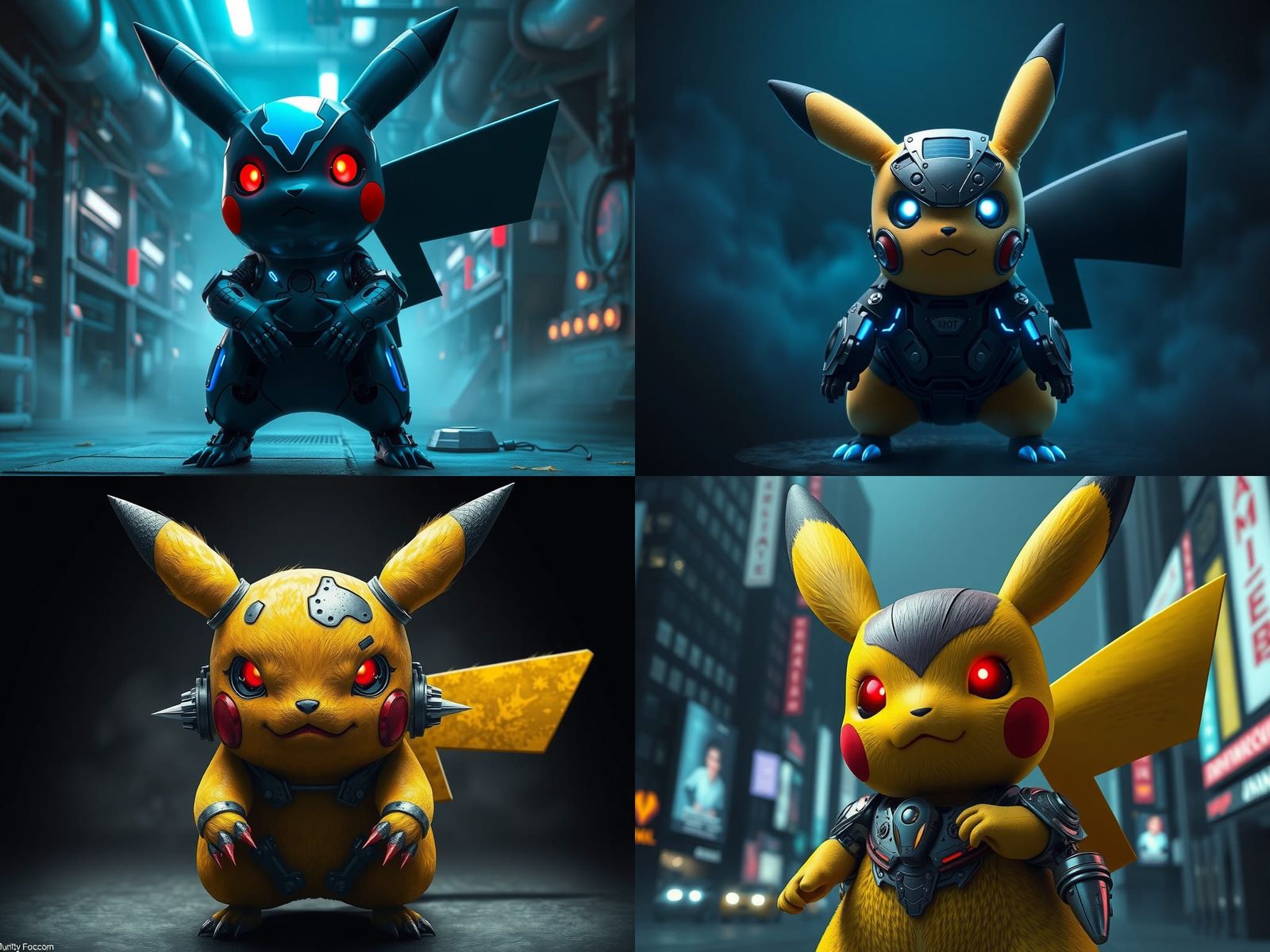 Biomechanical Cyborg Pikachu