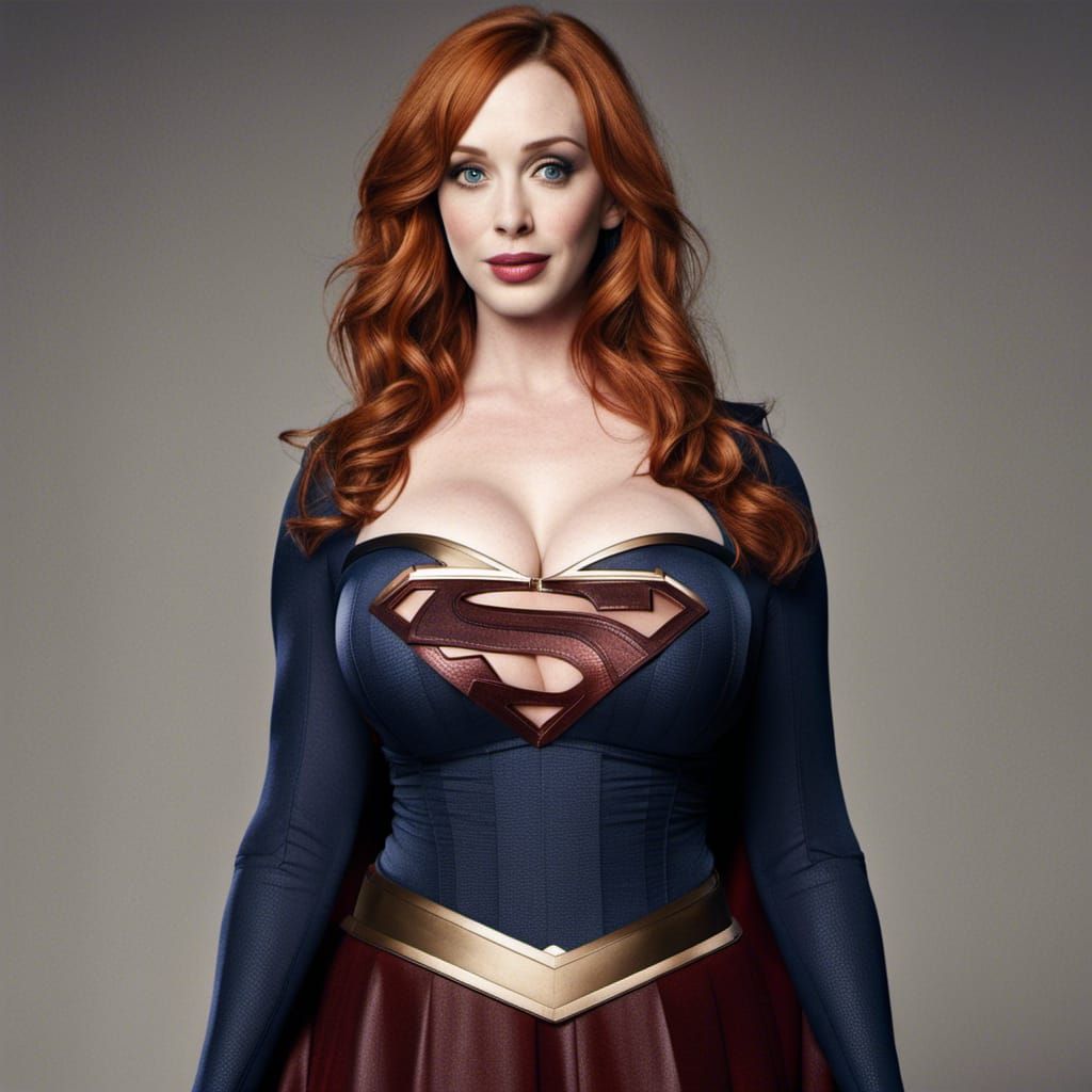 Supergirl Cosplay Featuring Christina Hendricks