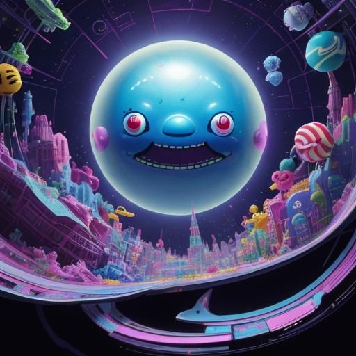 Candy Art Sci-Fi Scene: I Have No Mouth