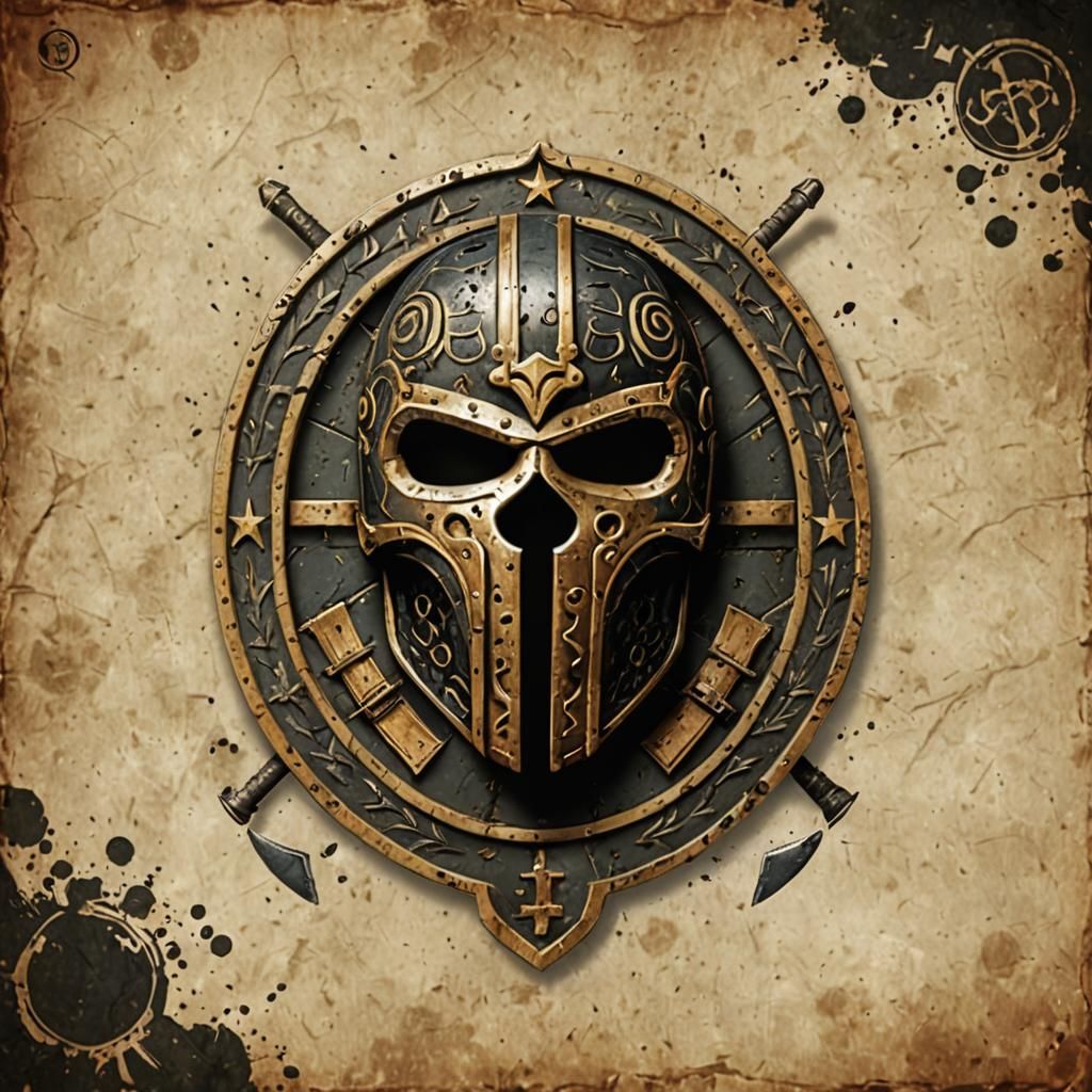 Medieval 'Army of Two' Style Logo with Special Effects
