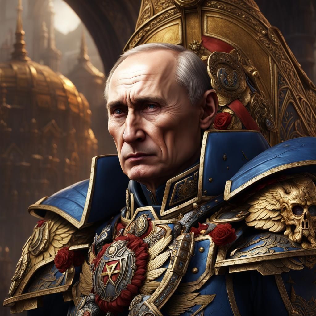 Vladimir Putin as Warhammer 40K Primarch