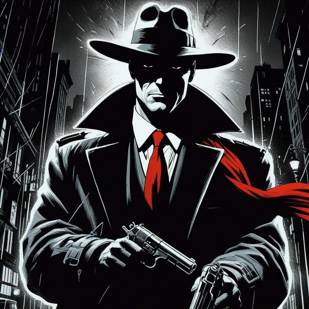 Neo-Noir Sin City Style The Shadow 5