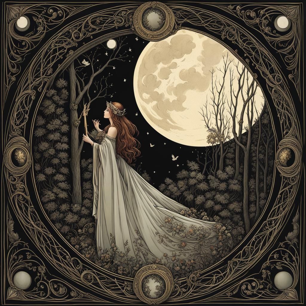 Gothic Funeral Procession Enters Camelot