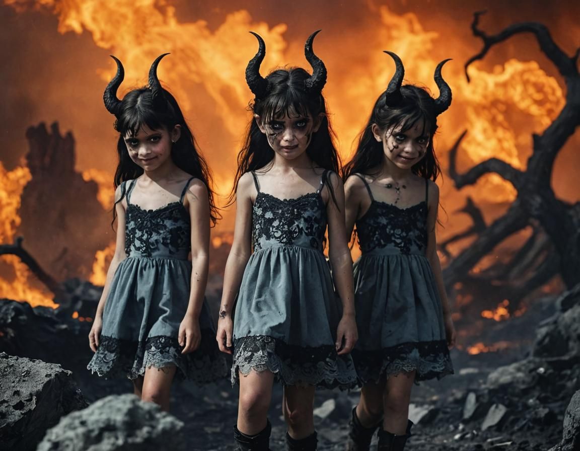 Devil's Daughters in a Burning Wasteland