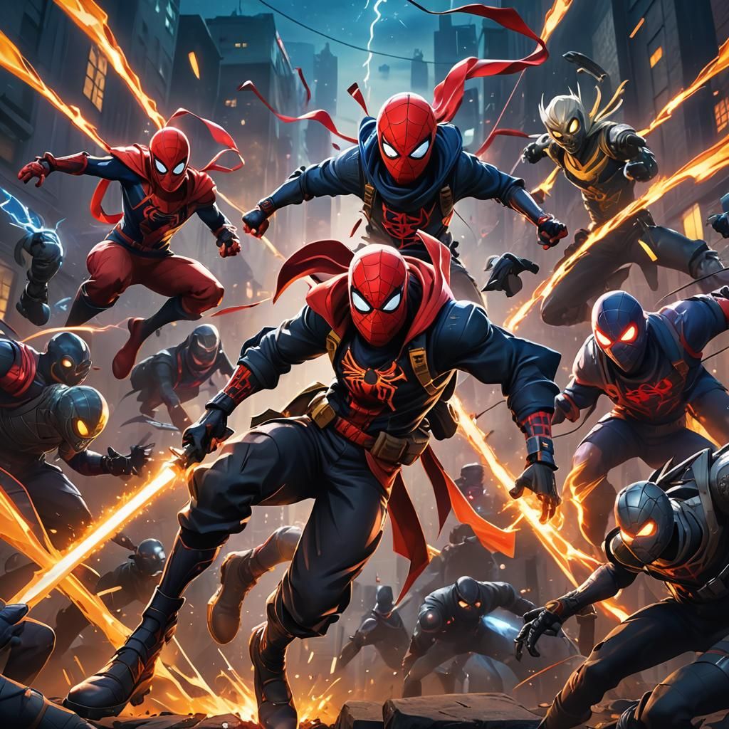 Epic Fortnite Anime Battle in Sakuga Style