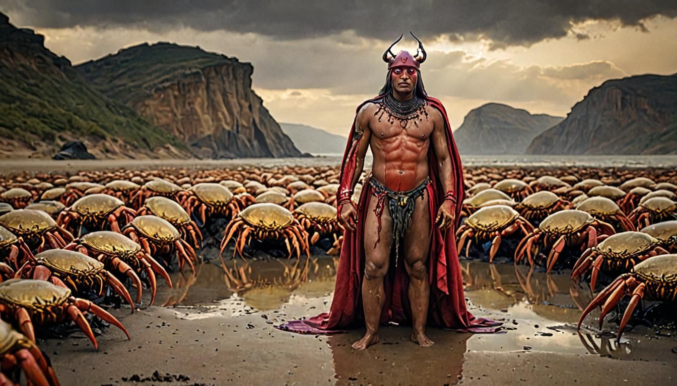 Crustacean Lord in Purple Hues