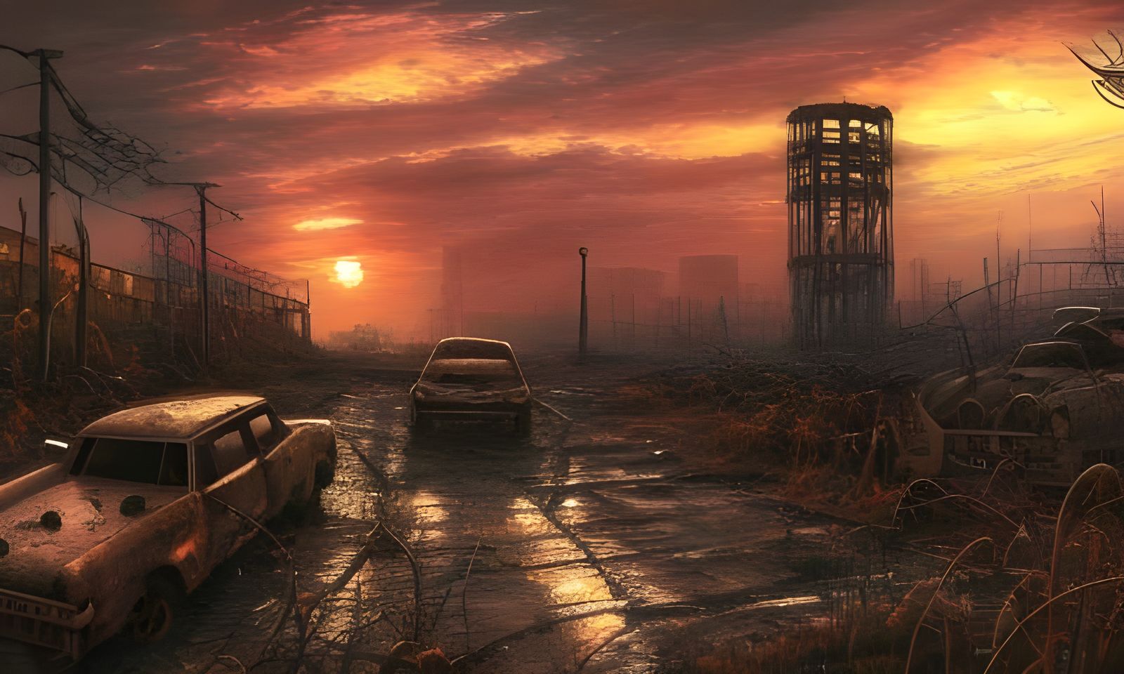 Exodus: a Visual Short Story (Part 1 of 9) - Nuclear Sunset