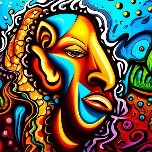 African abstract design