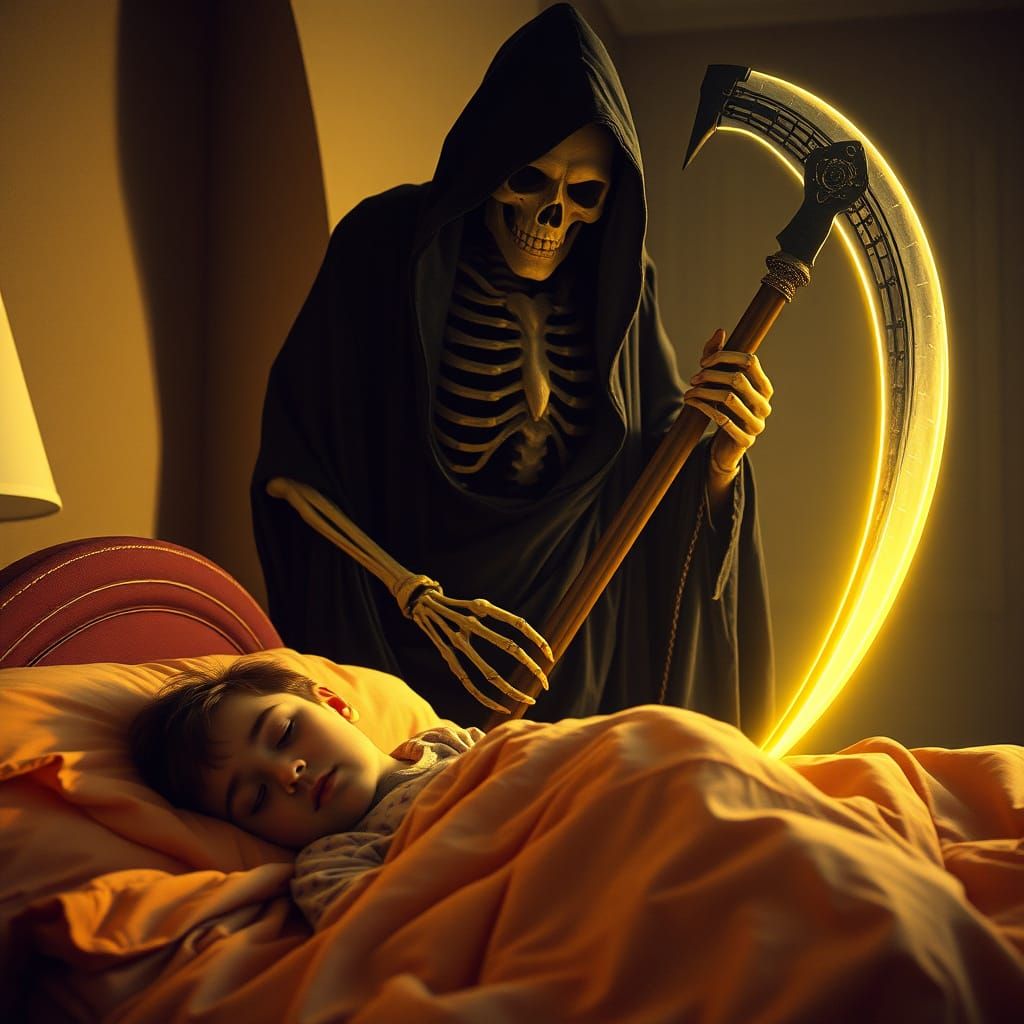 Young Boy Surrounded by Mortality in a Hauntingly Beautiful ...