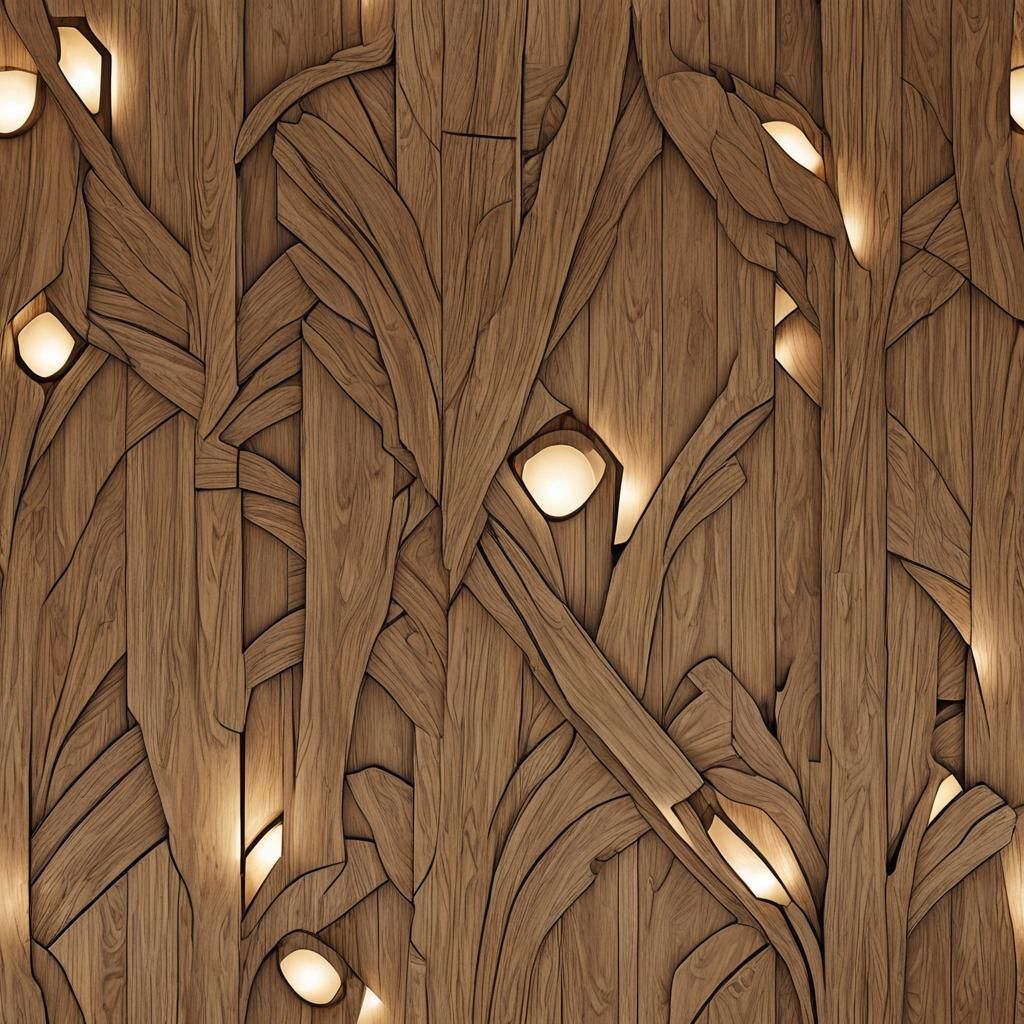 Art Deco Wooden Furniture in Dynamic Lighting