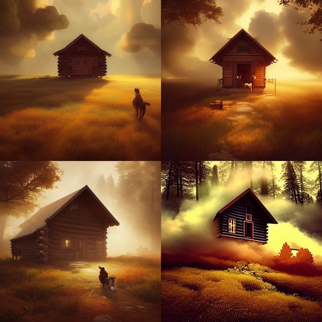 Cabin in the Clouds: Farm Life Concept Art