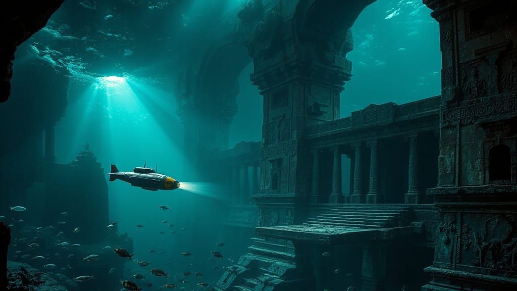 Atlantis Underwater City: Colossal Structures in Futuristic ...