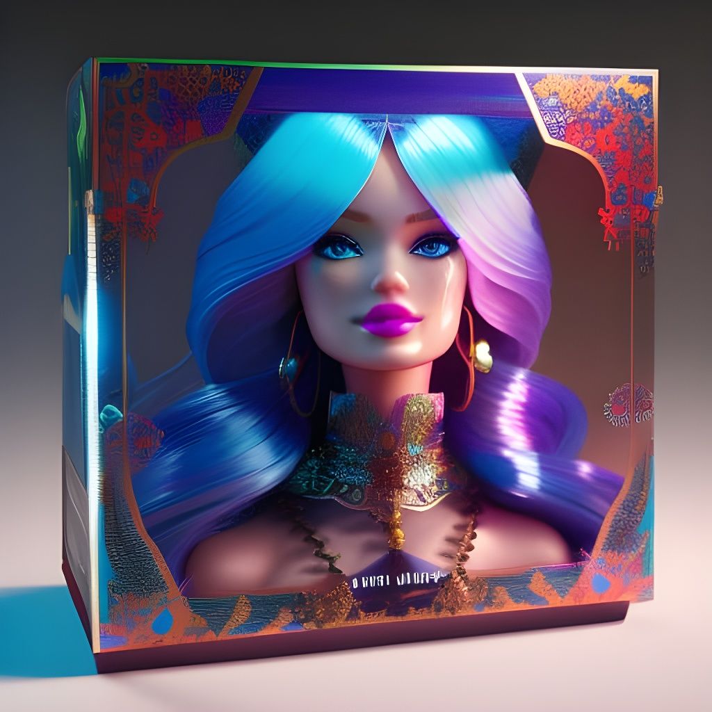 Barbie in Her Box