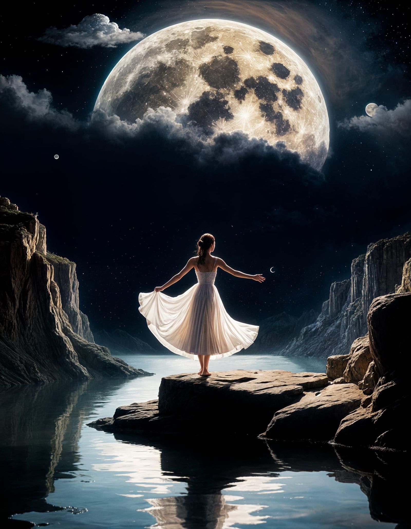 Serene Moonlit Wish