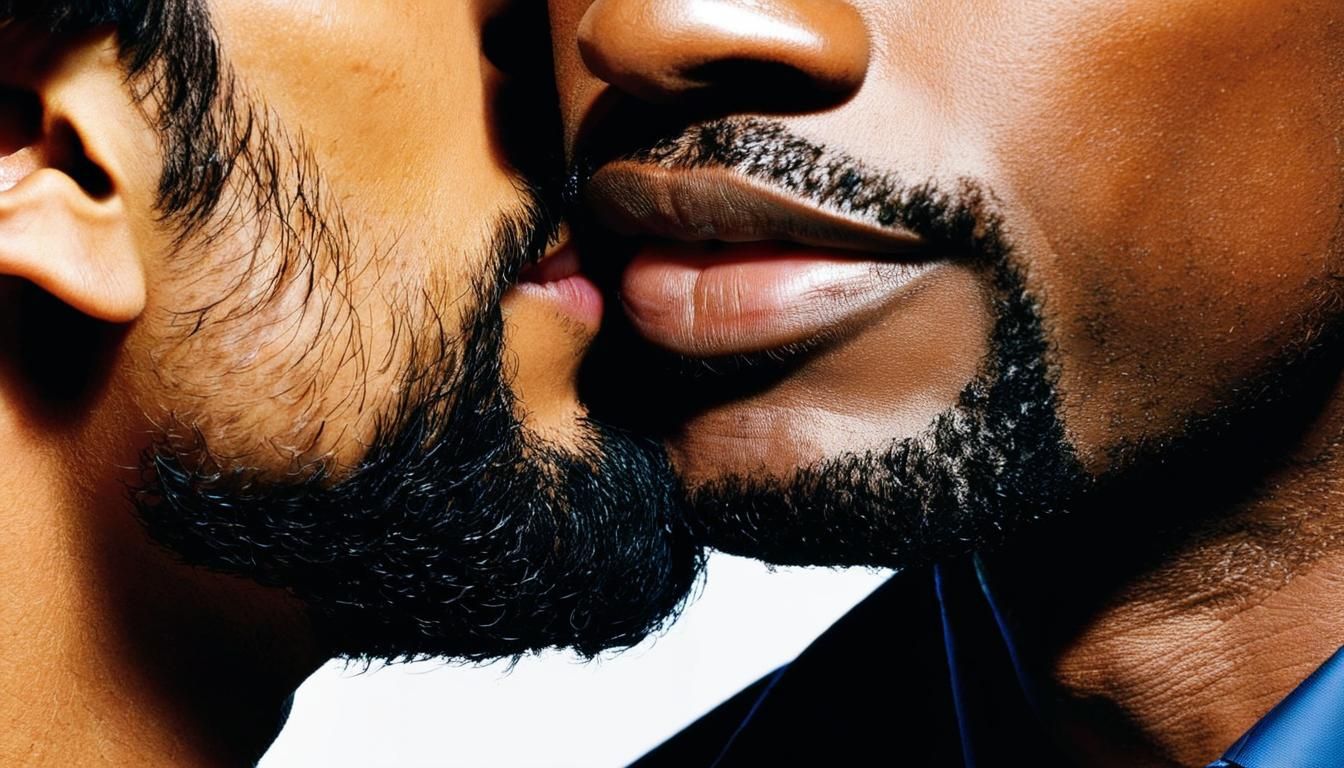 Intimate Moment Captured in Close-Up