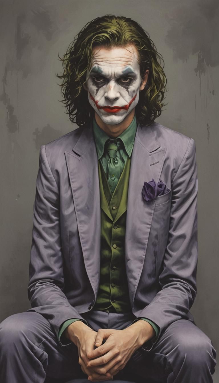 He got hair down to his knees
Got to be a joker....