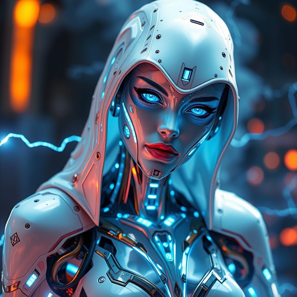 Cybernetic Goddess of Fire and Light
