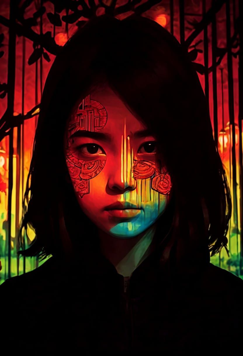 Biophilic Geometry at Chinese New Year Festival in Alcohol I...