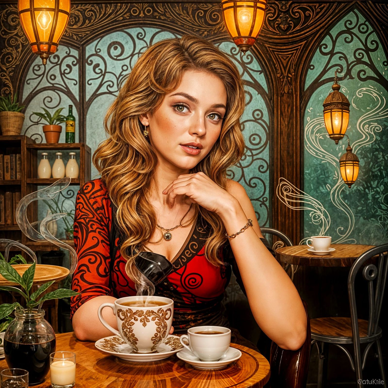 AI Generated Image from 'Coffee Challenge' Prompt