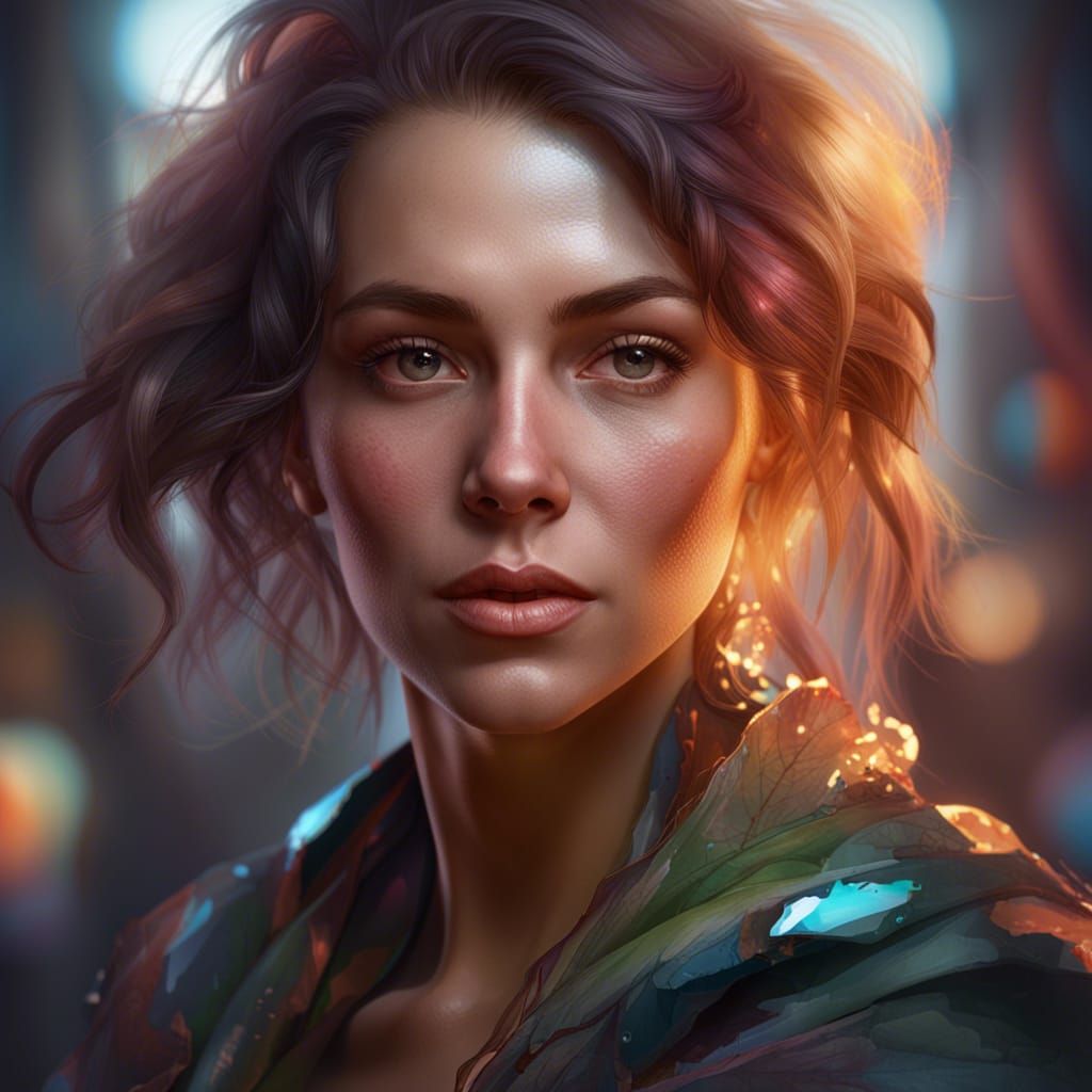 Hyperdetailed Portrait of Denise Baker in 8k Resolution