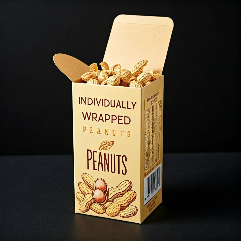 Box of Individually Wrapped Peanut Candies