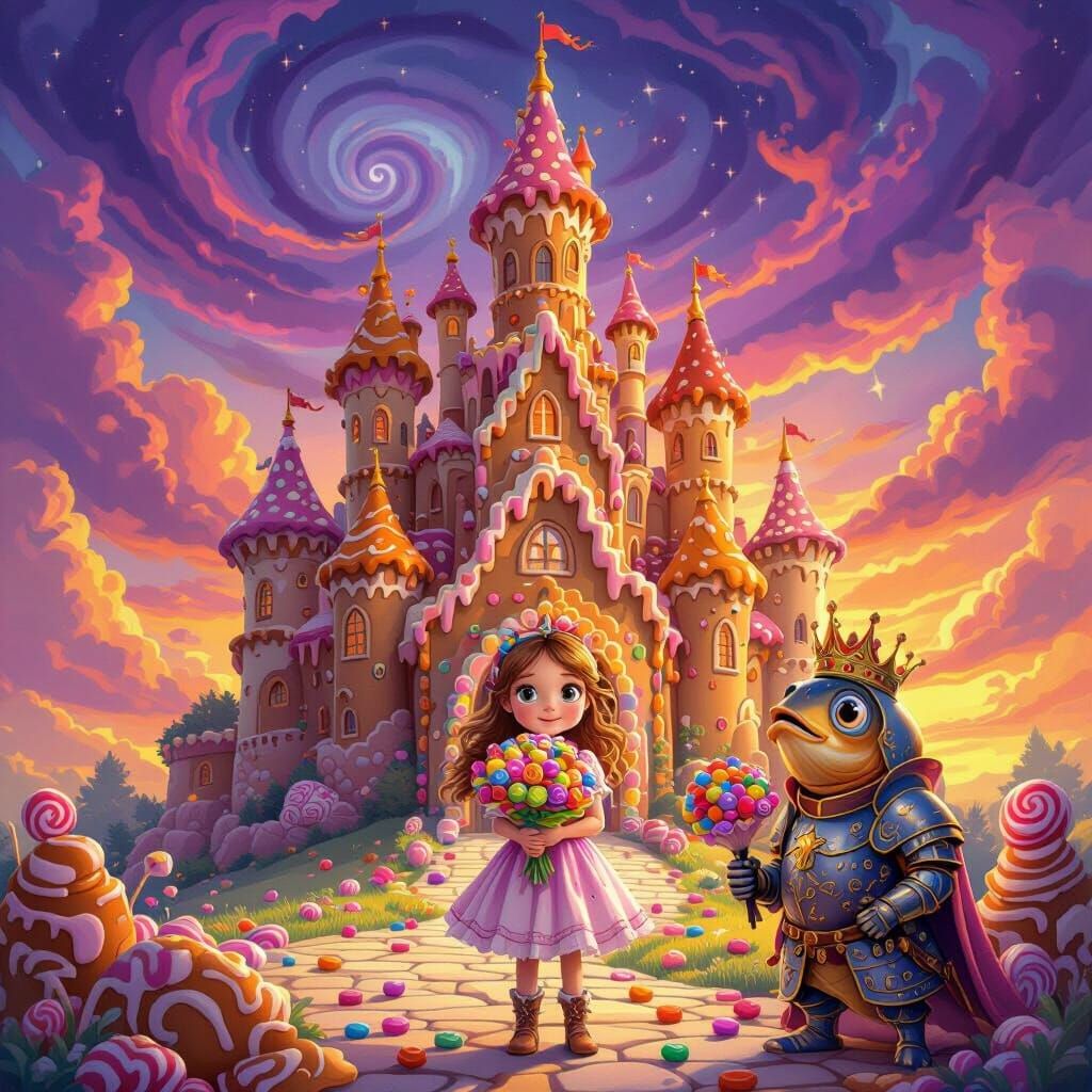 Fairy Tale Book Cover: Girl Meets Royal Herring