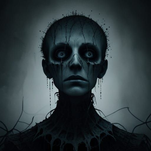 Surrealism in Abandoned Asylum: Creepy Ghostly Portraits