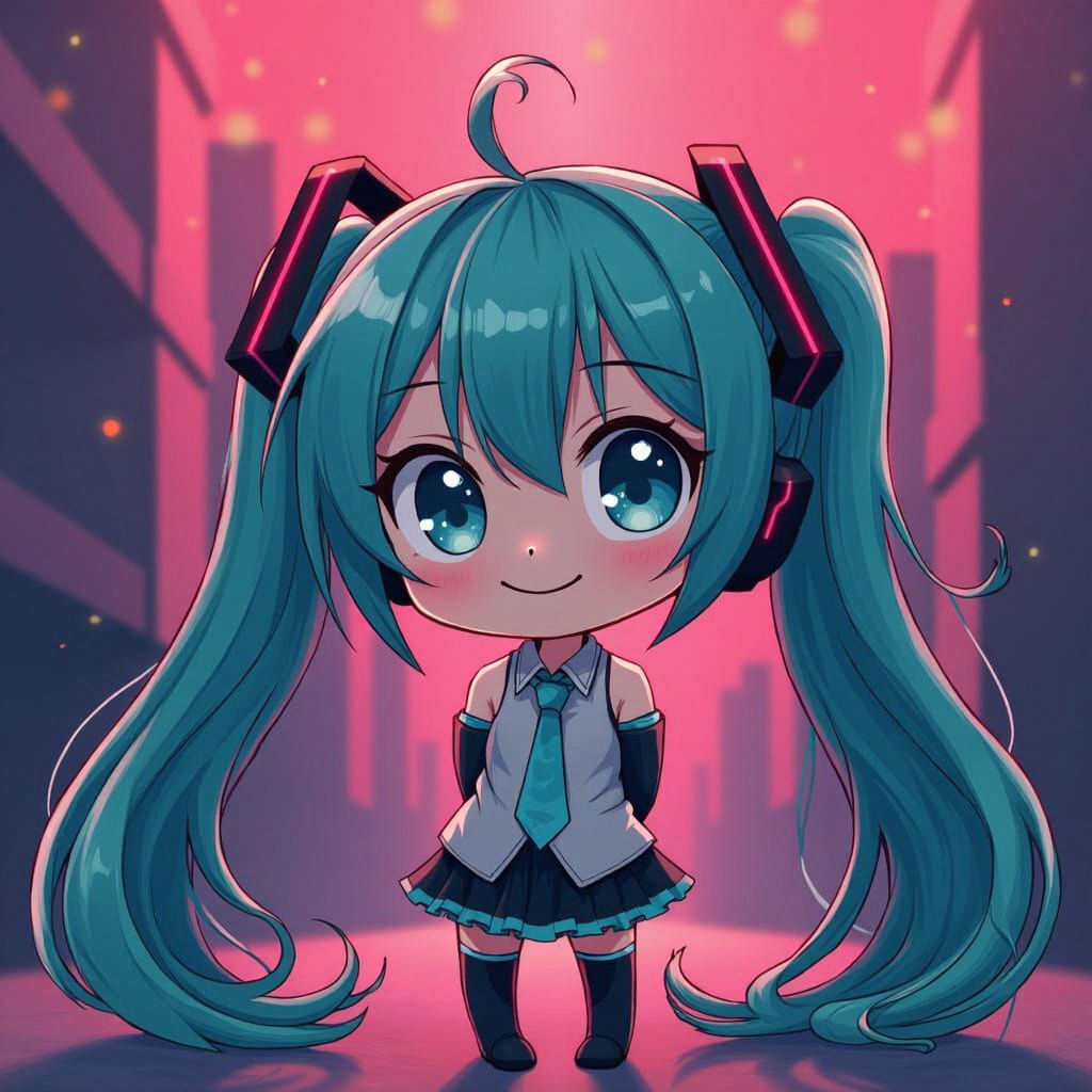 chibi miku hatsune