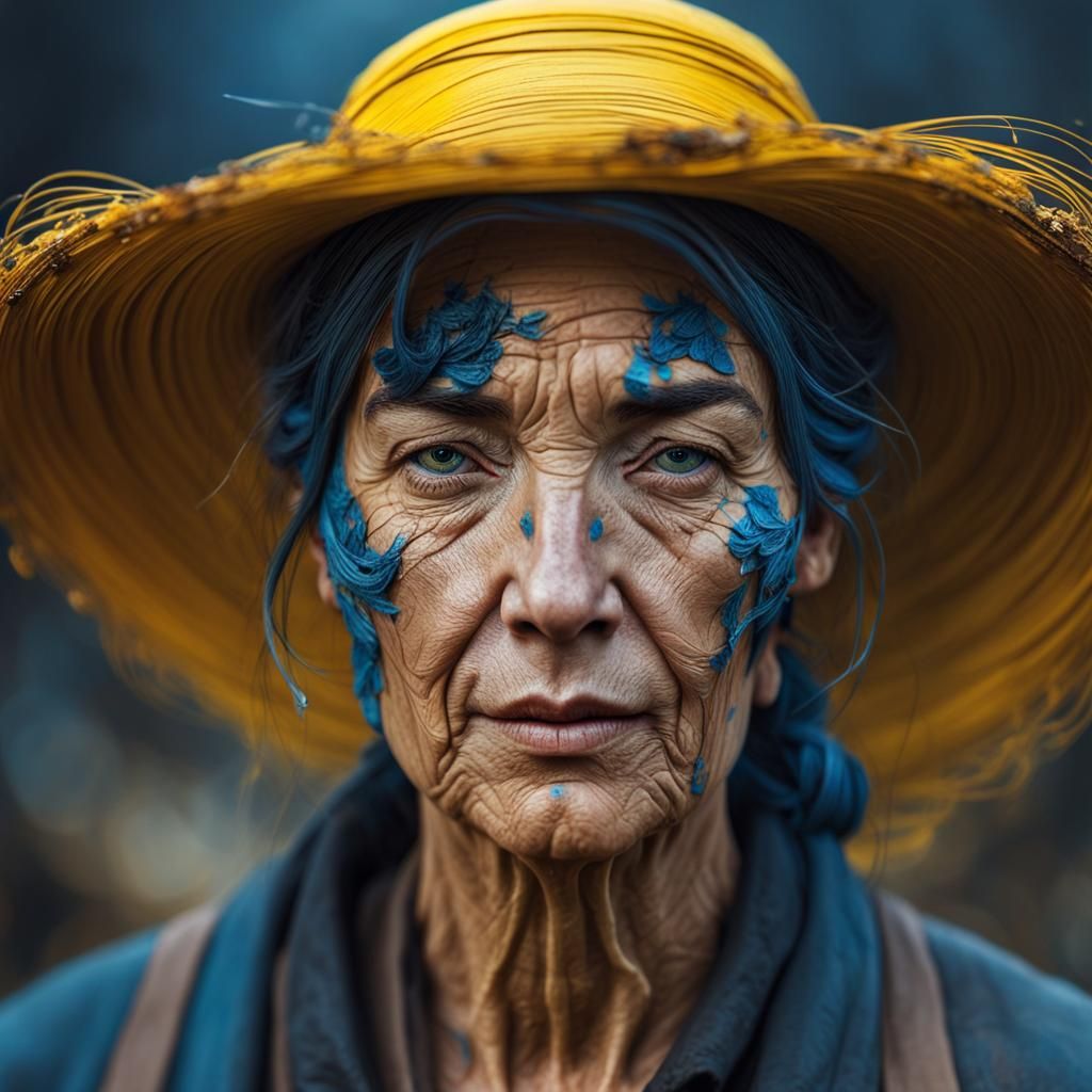 Majestic French Farmer: Hyperdetailed Fantasy Portrait