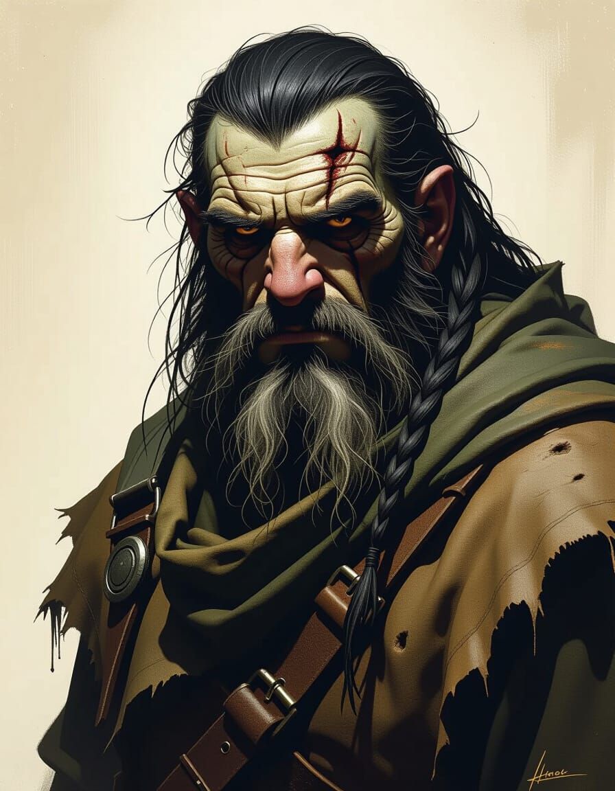 Gritty Realistic Personification of Grobble in Dark Fantasy ...