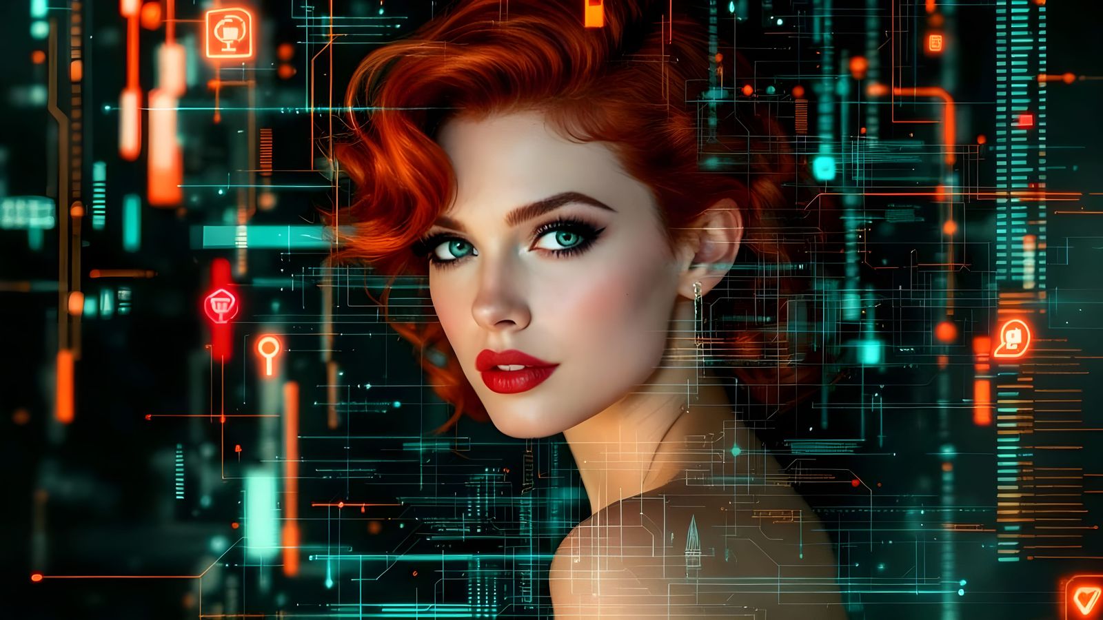 AI Generates Image of Woman with Altered Face