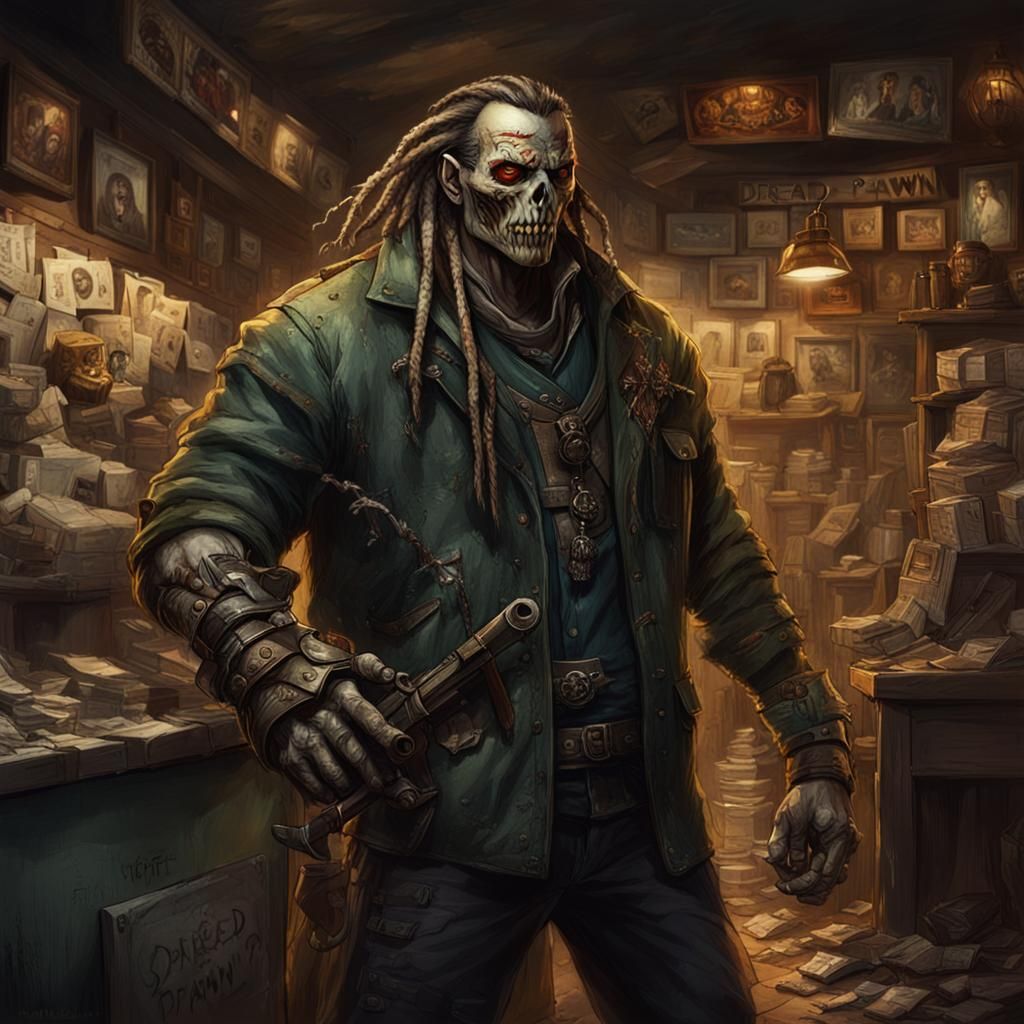 Dread Vanguard: Vengeance in Detailed Matte Painting