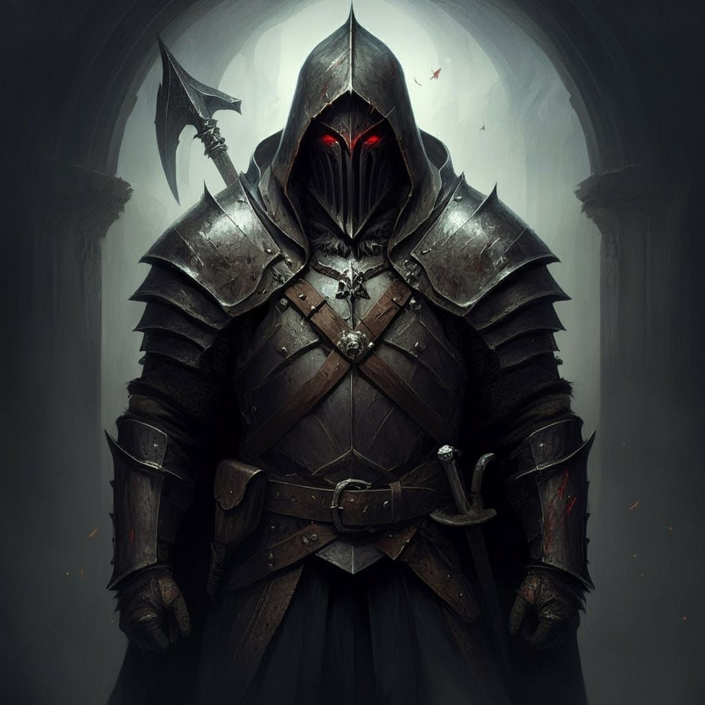 Grimdark Landscape in Dark Gothic Style