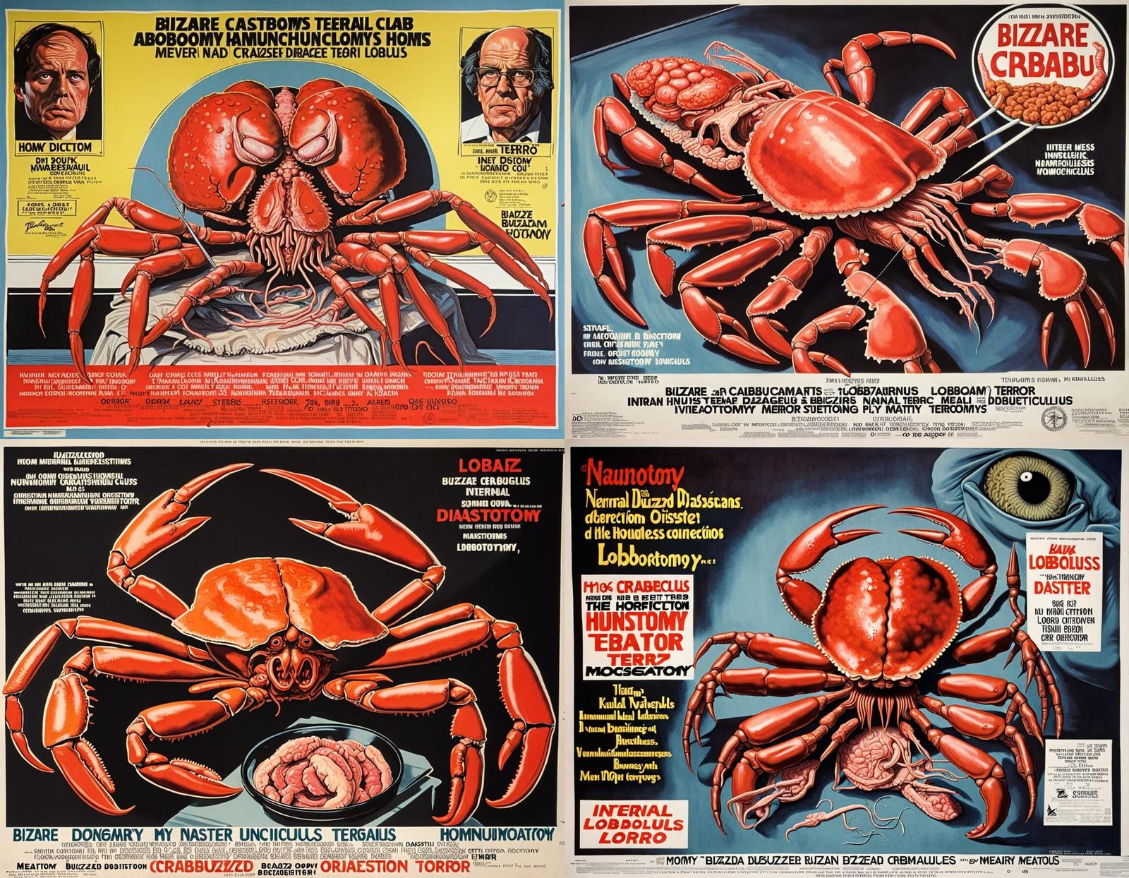 1970s Movie Poster: Bizarre Horrific Disaster