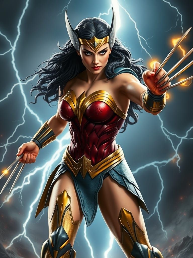 Lightning Warrior: Wonder Woman Meets Wolverine